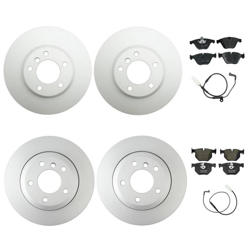 BMW Brake Kit - Pads and Rotors Front &  Rear (324mm/320mm)